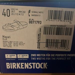 Birkenstock Mayari Birko-Flor Black